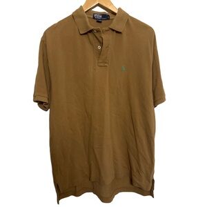 Ralph Lauren Brown Polo Shirt Classic Design